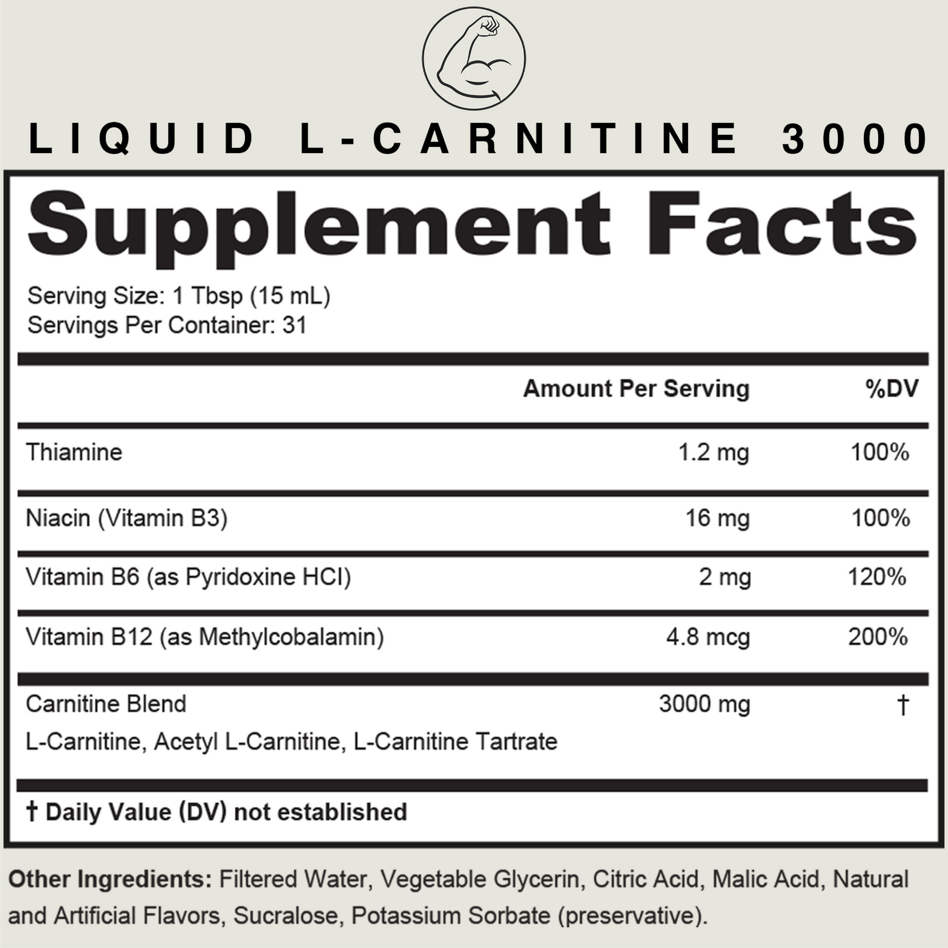 Liquid L-Carnitine 3000