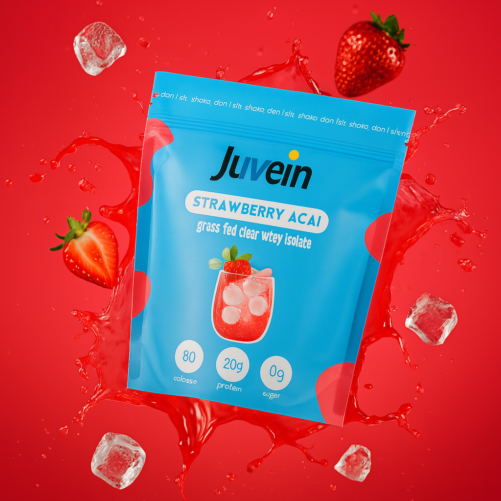Juvein Clear Whey Protein - Strawberry Acai